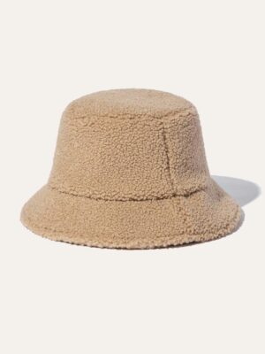 Faux-Shearling Bucket Hat