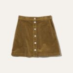 Corduroy Mini Skirt