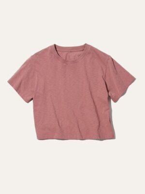 Ribbed Short Sleeve T-Shirt