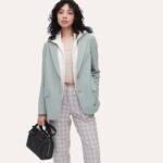 Faux Leather Wide Tote Bag